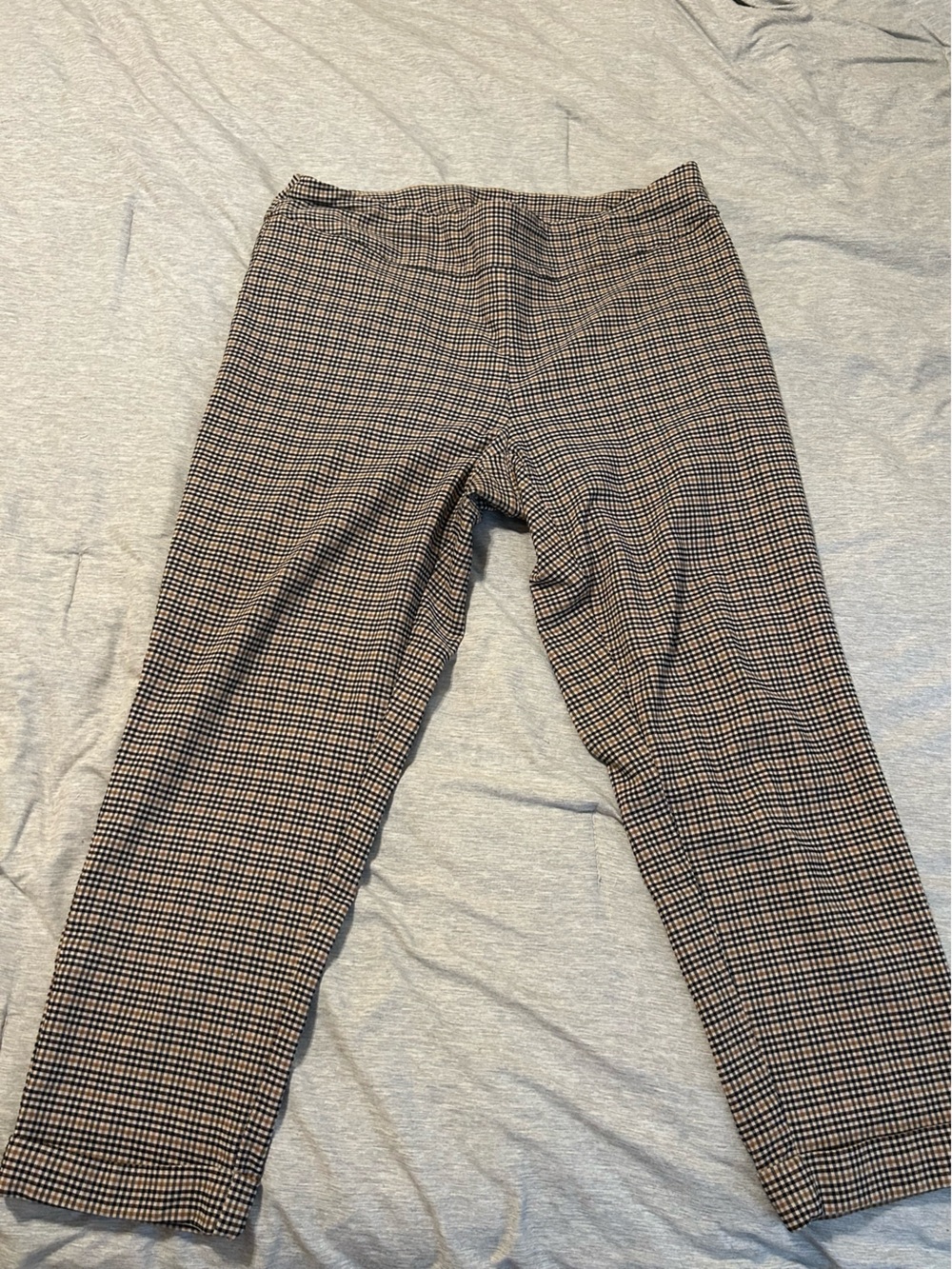 Tribal Black & Mustard Yellow Houndstooth Trousers